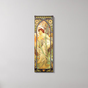 Impressão Em Tela Alphonse Mucha, nivelando o projecto