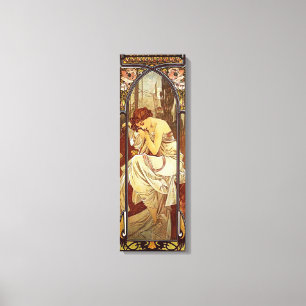 Impressão Em Tela Alphonse Mucha, o resto da noite