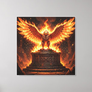 Impressão Em Tela Altar Pelásgico da Águia Flamejante II