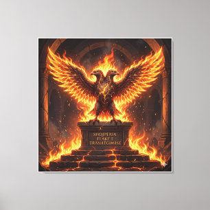 Impressão Em Tela Altar Pelásgico da Águia Flamejante X