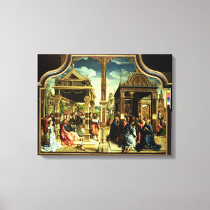 Impressão Em Tela Altarpiece de St Thomas e de St Matthew