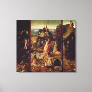 Impressão Em Tela Altarpiece dos eremitas (óleo no painel)