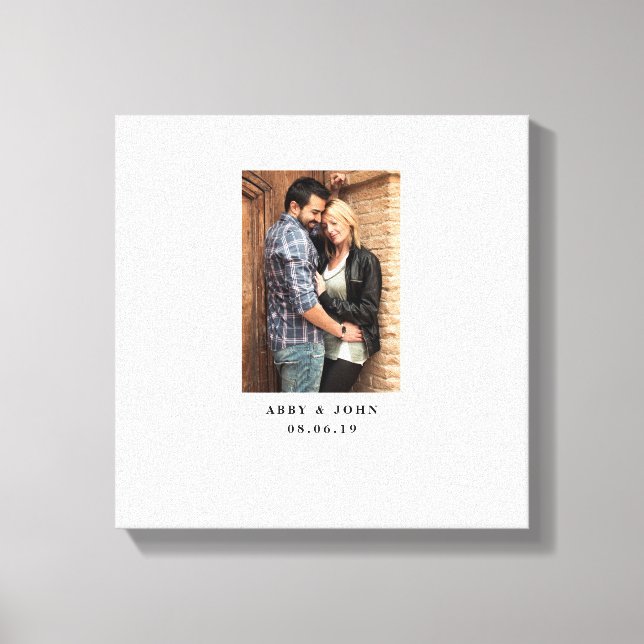 Impressão Em Tela Alternativo do Livro de Convidado Foto Casamento (Frente)