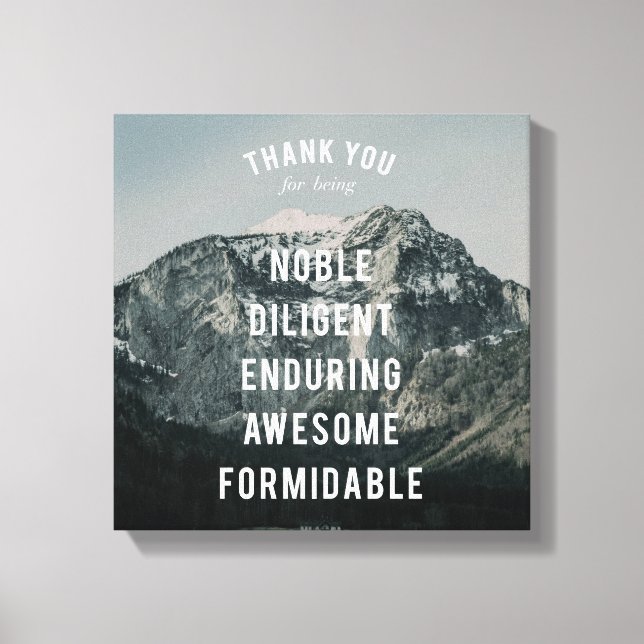 Impressão Em Tela Altitude Gloriosa nº 2 (12x12) (Frente)