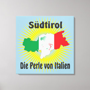 Impressão Em Tela Alto Adige - Alto Adige Itália - Italia linho