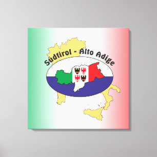 Impressão Em Tela Alto Adige - Alto Adige Itália - Italia linho