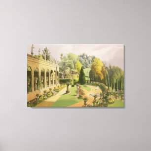 Impressão Em Tela Alton jardina, "dos jardins de Inglaterra", 1857