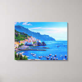 Impressão Em Tela Amalfi Itália Europa Fotografia Art