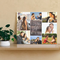 Amando a vida com você 7 Fotografias Collage - Mad