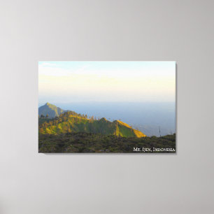 Impressão Em Tela Amanhecer Manhã Nascer do Sol Montanha Paisagem Vi