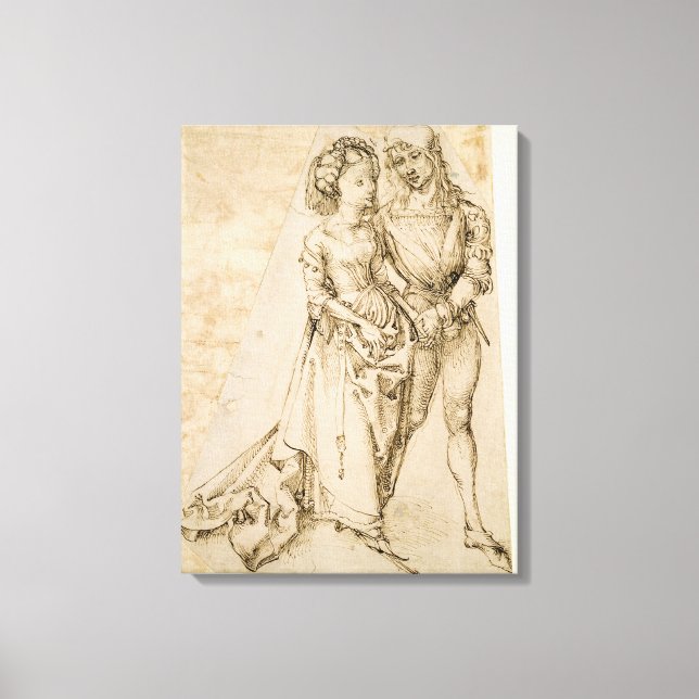 Impressão Em Tela Amantes (Frente)