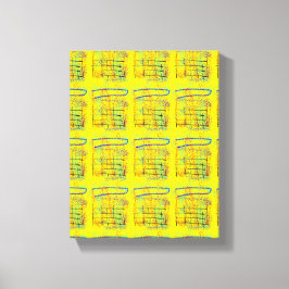 Impressão Em Tela Amarelo...