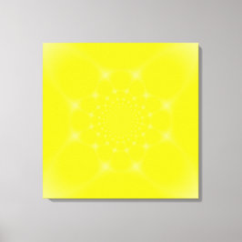 Impressão Em Tela Amarelo Espelhante