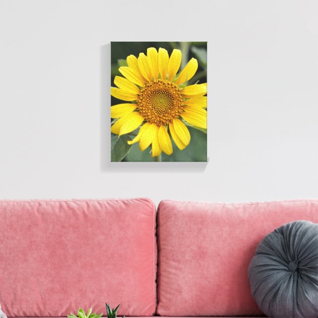 Impressão Em Tela Amarelo sunny bonito 8" x 10" (Insitu(Sala de estar))