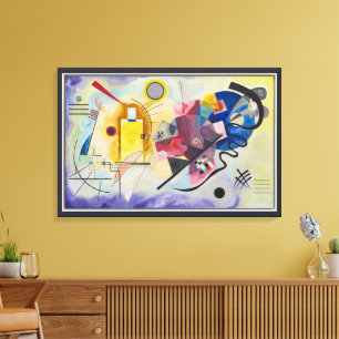 Impressão Em Tela Amarelo, Vermelho, Azul por Wassily Kandinsky