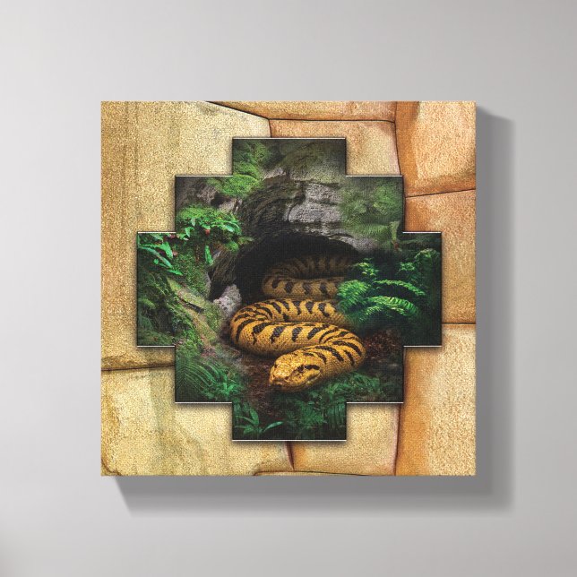 Impressão Em Tela Amaru - Arte de Parede com Tela Emoldurada (Frente)