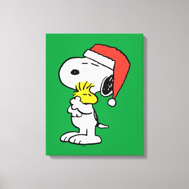 Impressão Em Tela Amendoins | Abraços de Férias Snoopy & Woodstock (Frente)