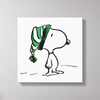 Amendoins | Boné de Neve Verde Snoopy