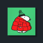 Impressão Em Tela Amendoins | Jaqueta Snoopy Red Puffer<br><div class="desc">Veja este design de amendoins divertido com Snoopy em sua jaqueta vermelha de inverno.</div>