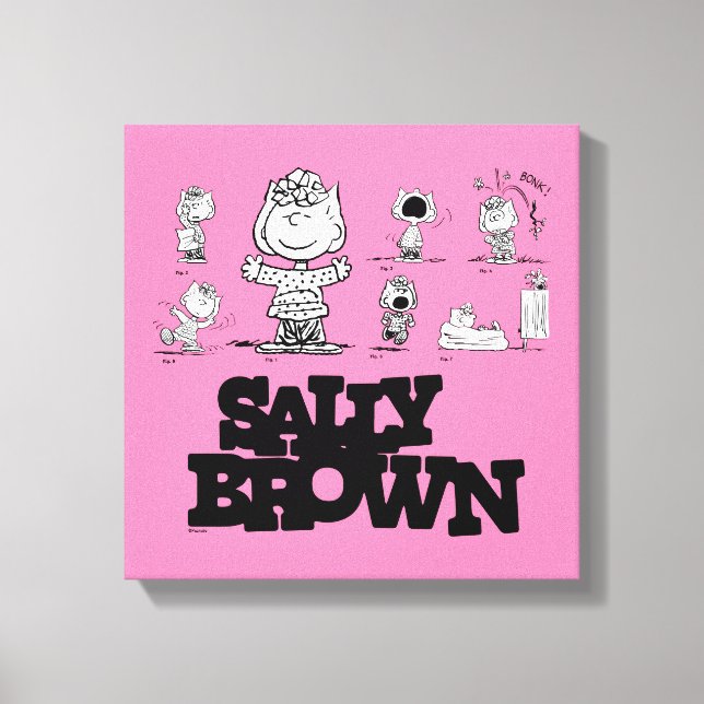 Impressão Em Tela Amendoins | Sally Brown (Frente)