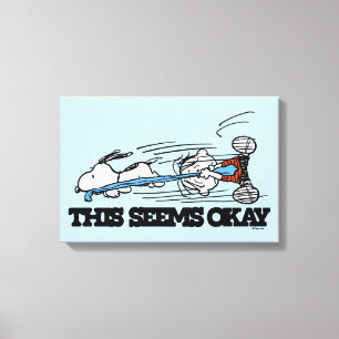 Impressão Em Tela Amendoins   Snoopy & Linus