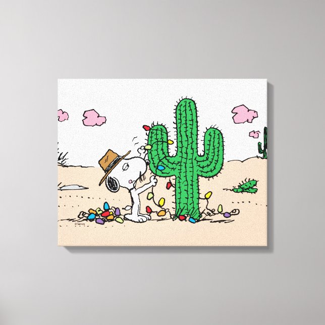 Impressão Em Tela Amendoins | Spike Decorates para o Natal (Frente)