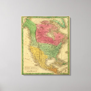 Impressão Em Tela América do Norte 17