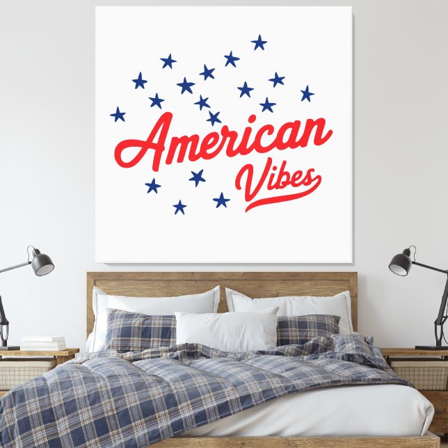 Impressão Em Tela American Vibes (Insitu(Quarto))
