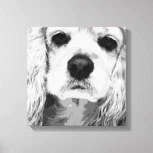 Impressão Em Tela Americano cocker spaniel