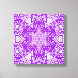 Impressão Em Tela Ametyst Mandala