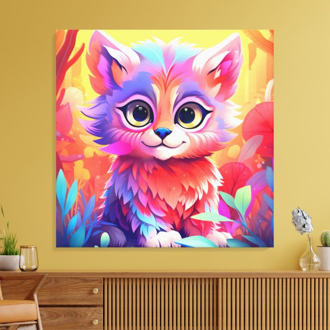 Impressão Em Tela Amigo dos Animais (Insitu(Sala de estar))