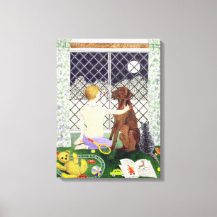 Impressão Em Tela Amigos para sempre