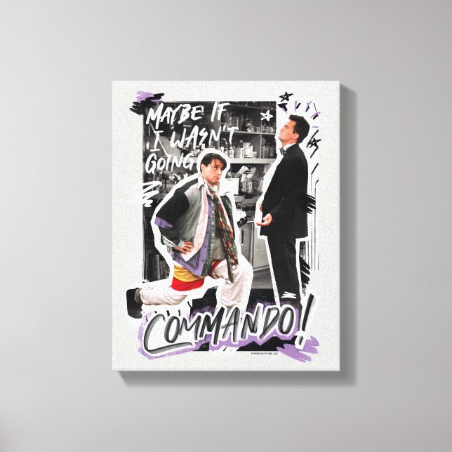 Impressão Em Tela AMIGOS™ | Talvez se eu não estivesse indo para o c (Frente)