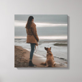 Impressão Em Tela Amizade