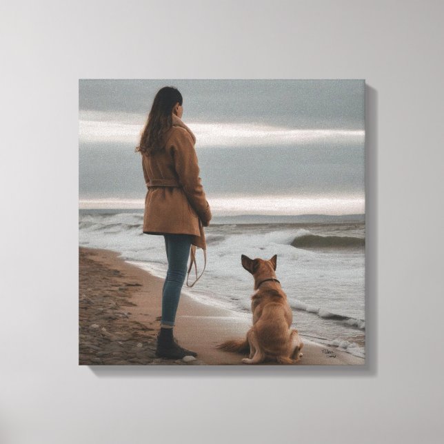 Impressão Em Tela Amizade (Frente)