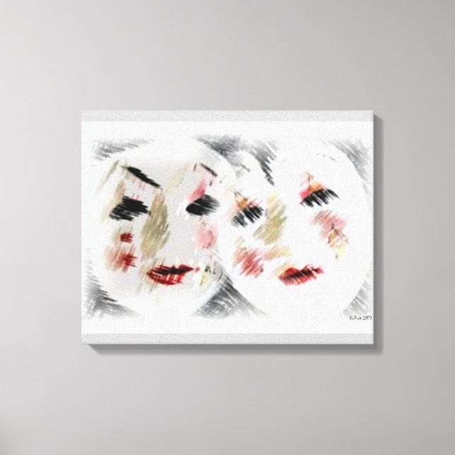 Impressão Em Tela Amizade (Frente)