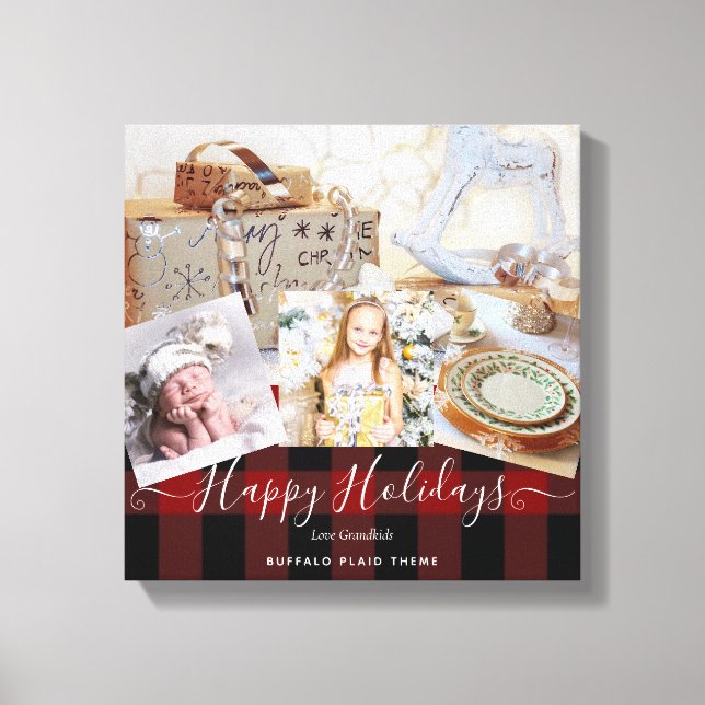 Impressão Em Tela Amo A Minha AVÓ - FOTO, COLAGEM, Dom Avô (Frente)