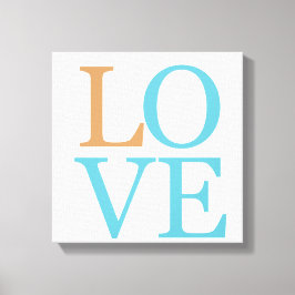 Impressão Em Tela Amor