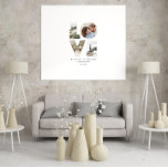 Impressão Em Tela Amor 4 foto simples, cânva de presente personaliza<br><div class="desc">Ame 4 fotos simples de aniversário personalizado moderno,  casamento,  aniversário ou presente de Natal para aquele que você ama.</div>