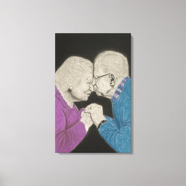 Impressão Em Tela Amor Atemporal (Frente)