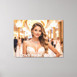 IMPRESSÃO EM TELA AMOR DE LAS VEGAS
