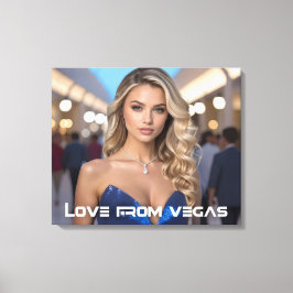 IMPRESSÃO EM TELA AMOR DE LAS VEGAS