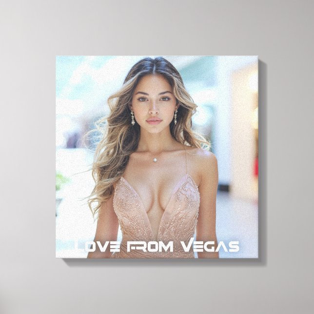 IMPRESSÃO EM TELA AMOR DE LAS VEGAS (Frente)