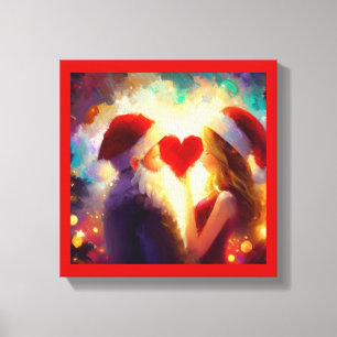 Impressão Em Tela Amor de Natal 1
