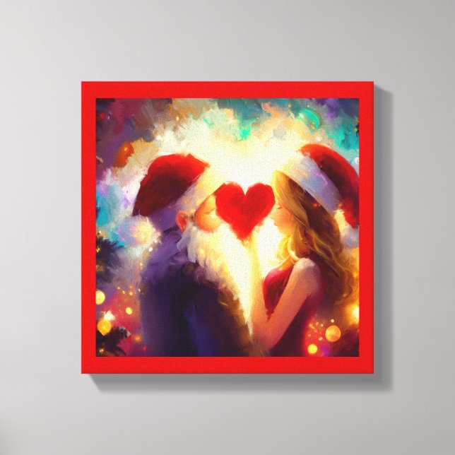 Impressão Em Tela Amor de Natal 1 (Frente)