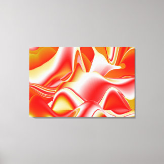 Impressão Em Tela Amor e Abstrato 3D Rainbowart Dourado