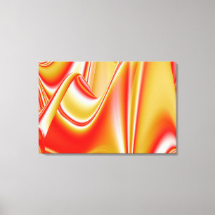 Impressão Em Tela Amor e Abstrato 3D Rainbowart Dourado