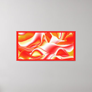 Impressão Em Tela Amor e Abstrato 3D Rainbowart Dourado