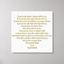 Impressão Em Tela Amor e Espírito