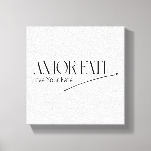 Impressão Em Tela Amor Fati - Ame Seu Destino